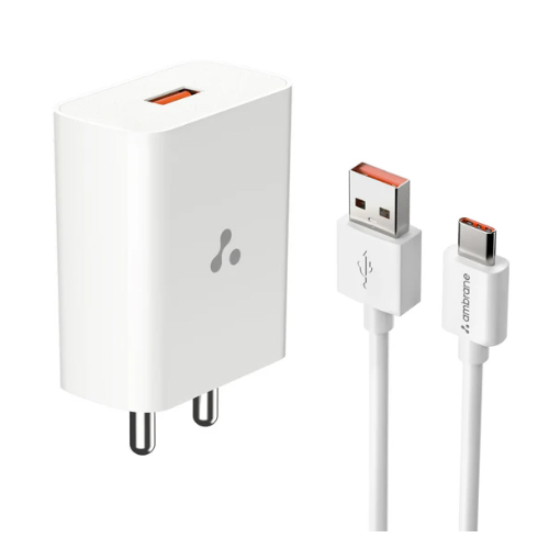 Ambrane 18W Wall Charger Type-C UNI18