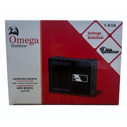 1kVA Omega A-1170 Single Phase Voltage Stabilizer