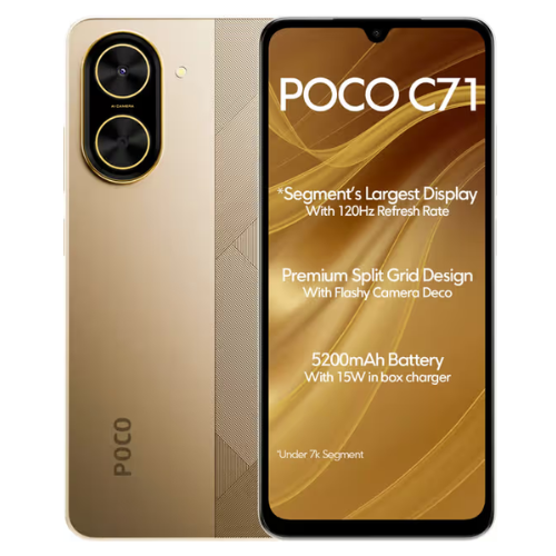 Poco C71 4G 6GB RAM, 128GB ROM